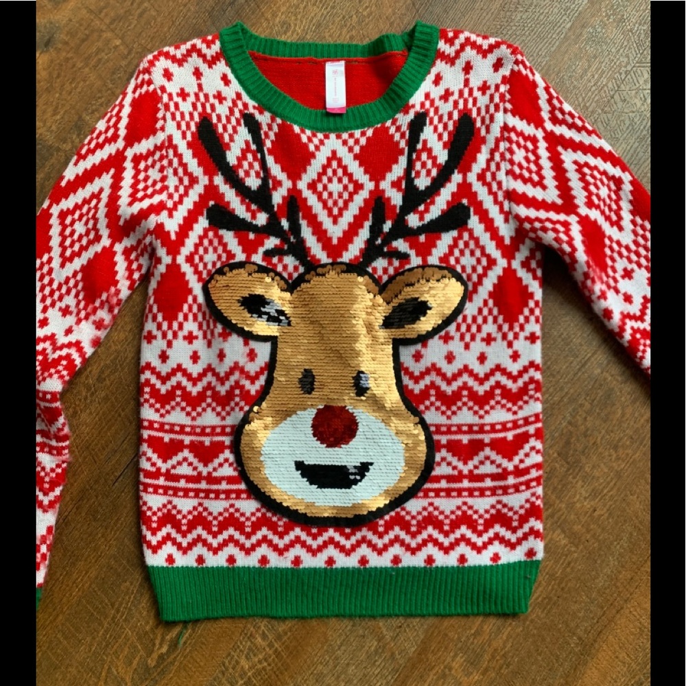 Rudolph Christmas sweater